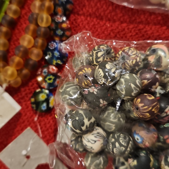 Gemstone Bead & Jewelry Making Lot - Mixed Findings & Beads Craft Supply Destash - Picture 6 of 12